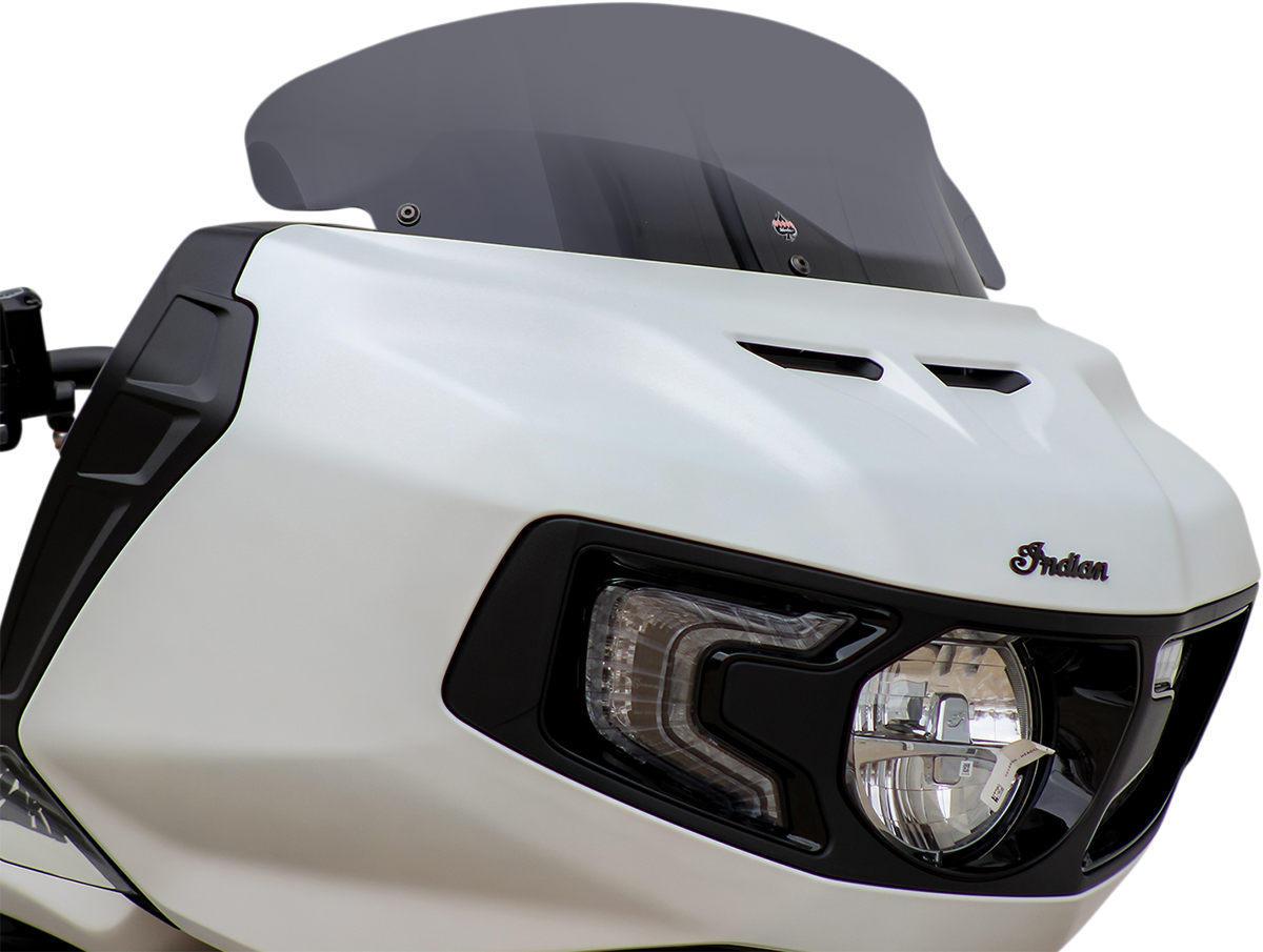 Klock Werks 8" Flare Dark Smoke Fairing Windshield for 2020-23 Indian Challenger