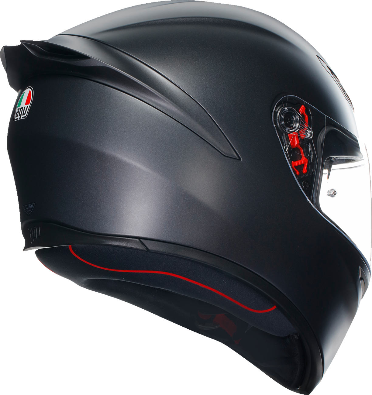 AGV K1 S Solid Matte Black Unisex Adult Motorcycle Street Full Face Helmet