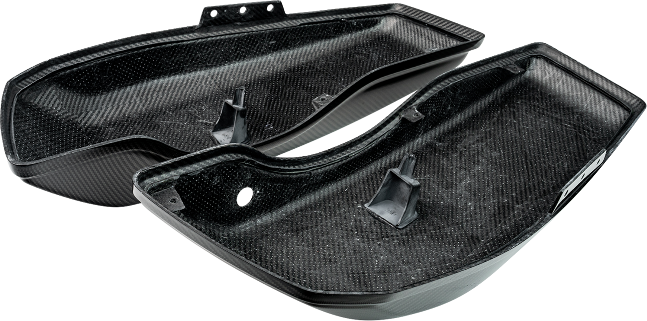 Slyfox Gloss Carbon Fiber Saddlebag Lids for 2023-2025 Harley Road Street Glide