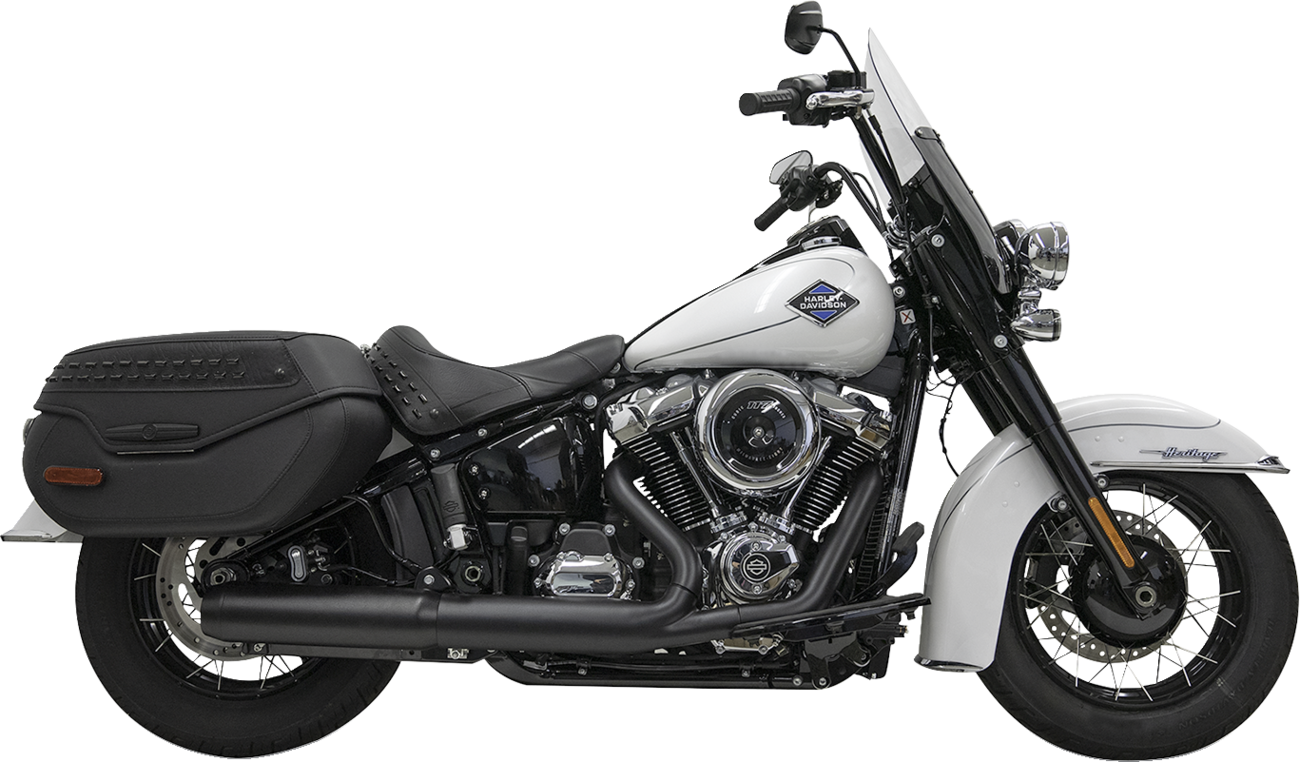 Bassani 4" Black Slip On Muffler fits 2025 Harley Softail FLHC FXBB FXLRST