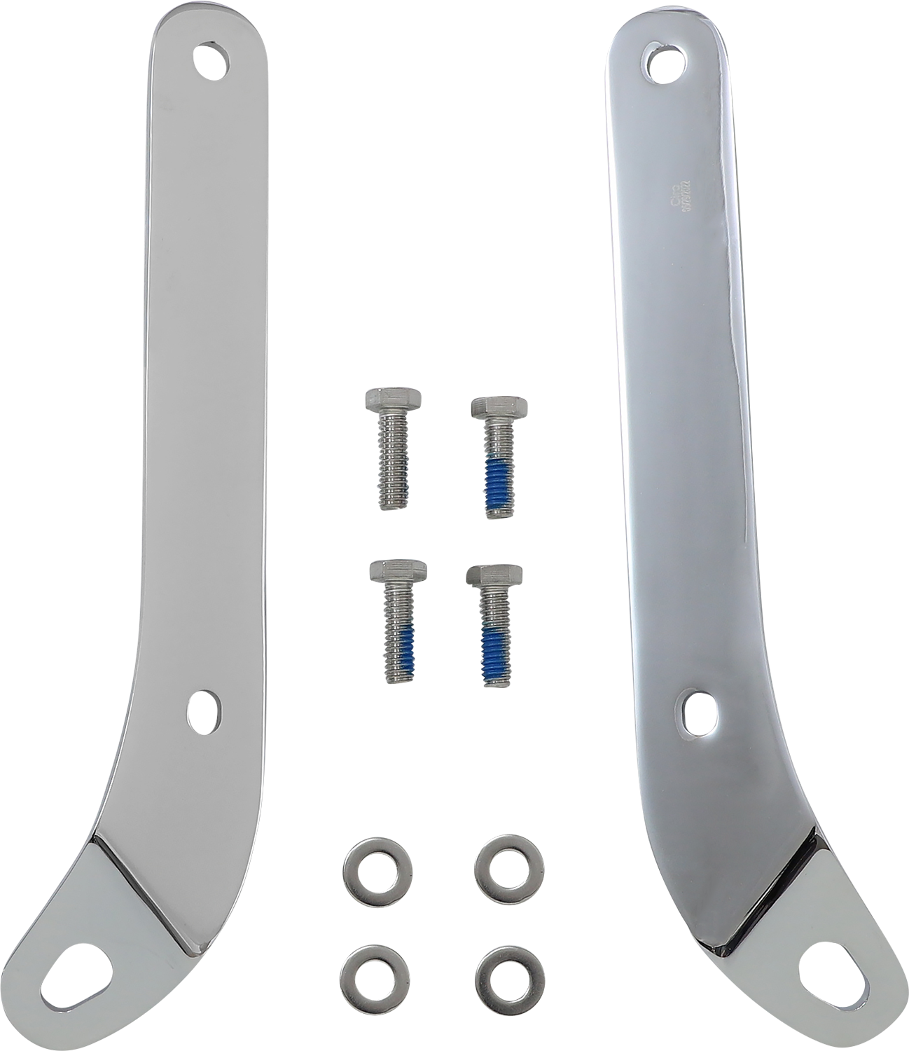 Ciro Chrome Motorcycle Tie Down Brackets for 2015-2024 Harley Road Glide FLTR