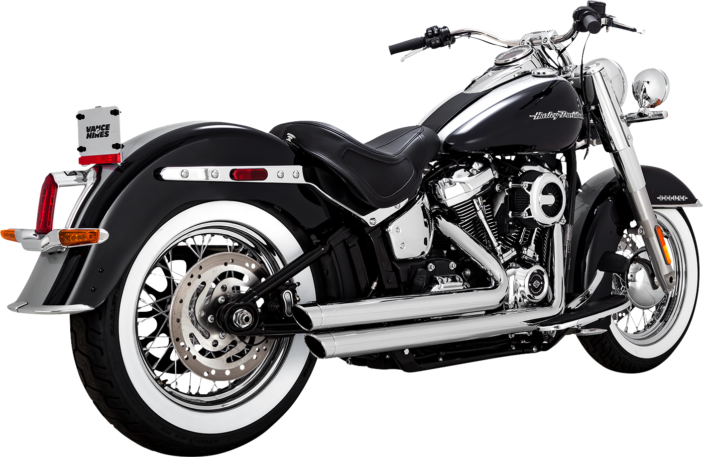 Vance & Hines Big Shots Staggered PCX Exhaust 2018-2024 Harley Softail 17341