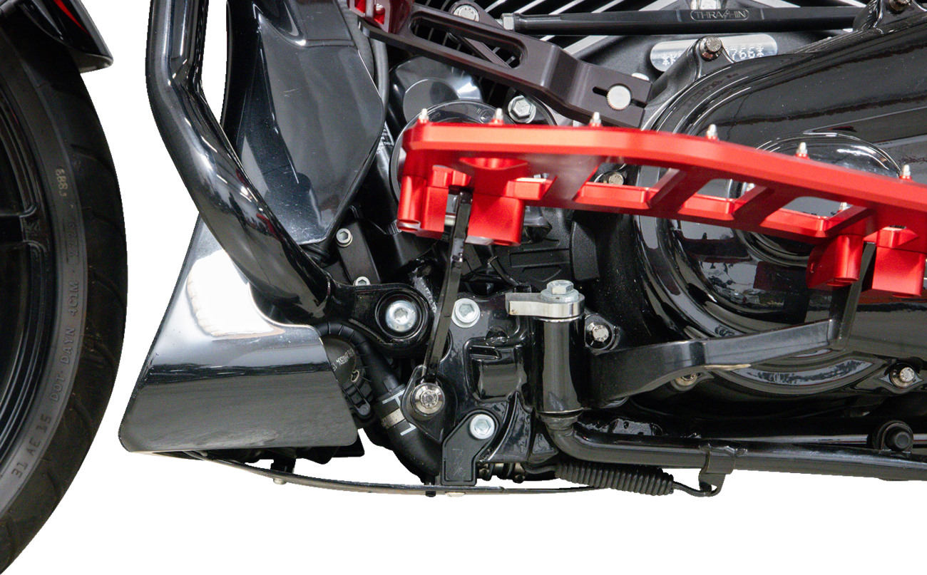Thrashin Carbon Fiber Weave Skid Plate fits 2023-2025 Harley Road Street Glide