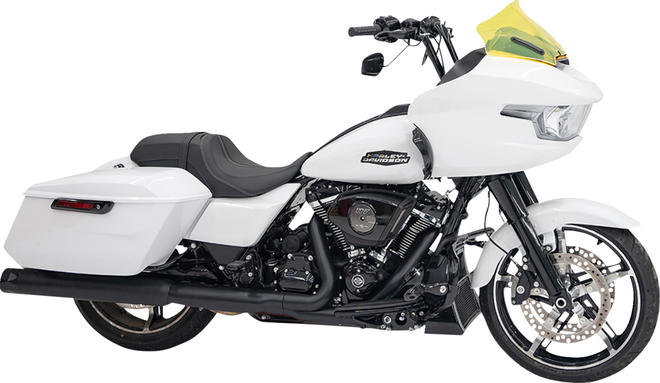 Klock Werks Kolor Flare 10" Yellow Ice Windshield for 2023-25 Harley Road Glide