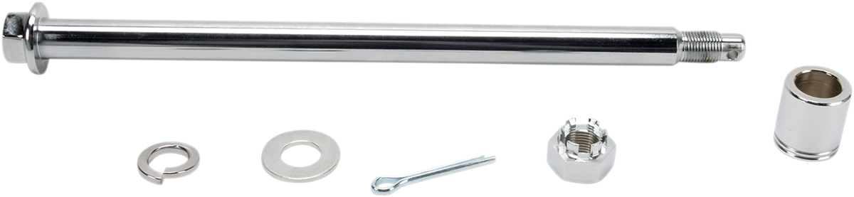 Drag Specialties Chrome 3/4" Rear Axle Kit 1986-1999 Harley Softail FLST FXST