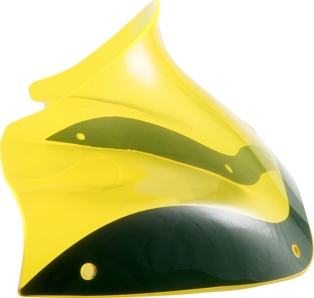 Klock Werks 8" Kolor Flare Yellow Ice Windshield 1998-2013 Harley Road Glide