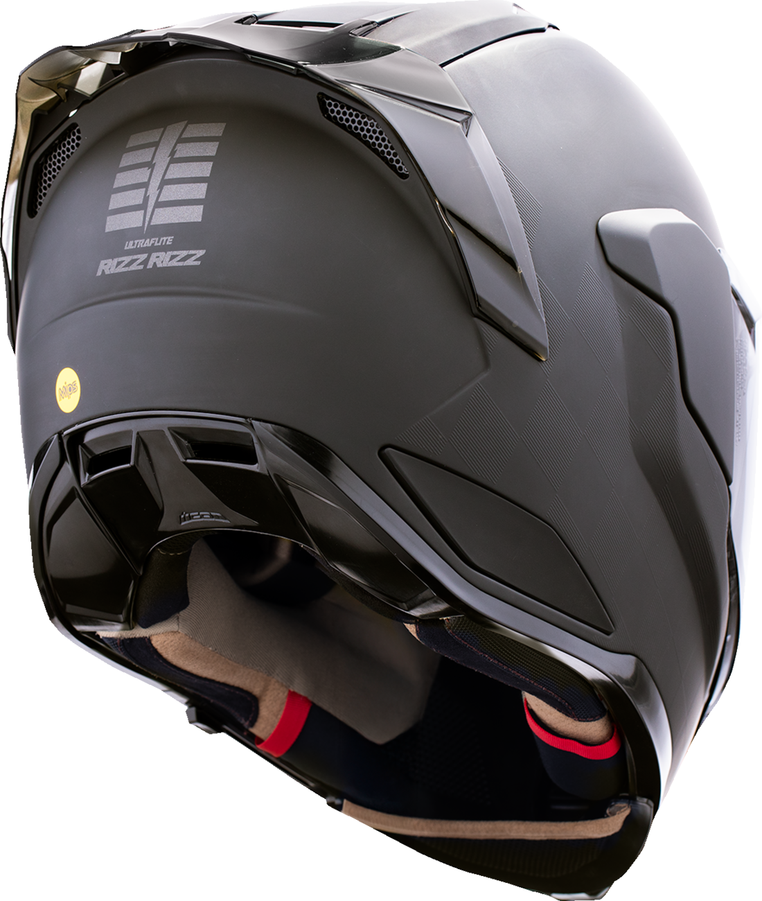 Icon Ultraflite Rizz Rizz Matte Black MIPS Full Face Adult Motorcycle Helmet