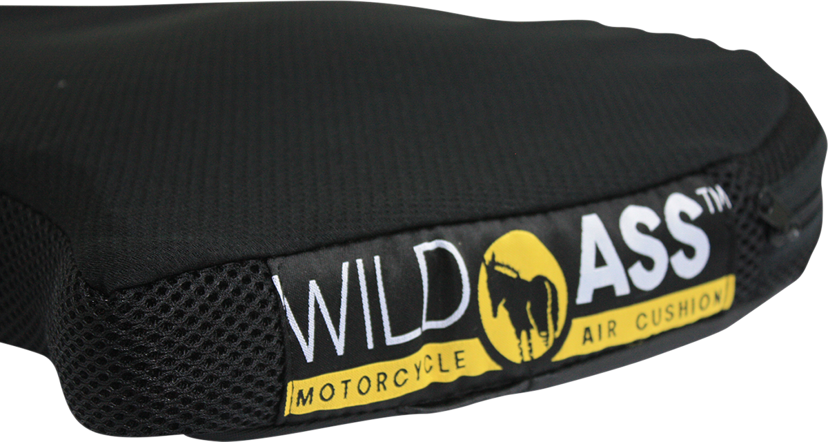 Wild Ass Black Yellow Classic Smart Air Universal Motorcycle Seat Cushion Harley