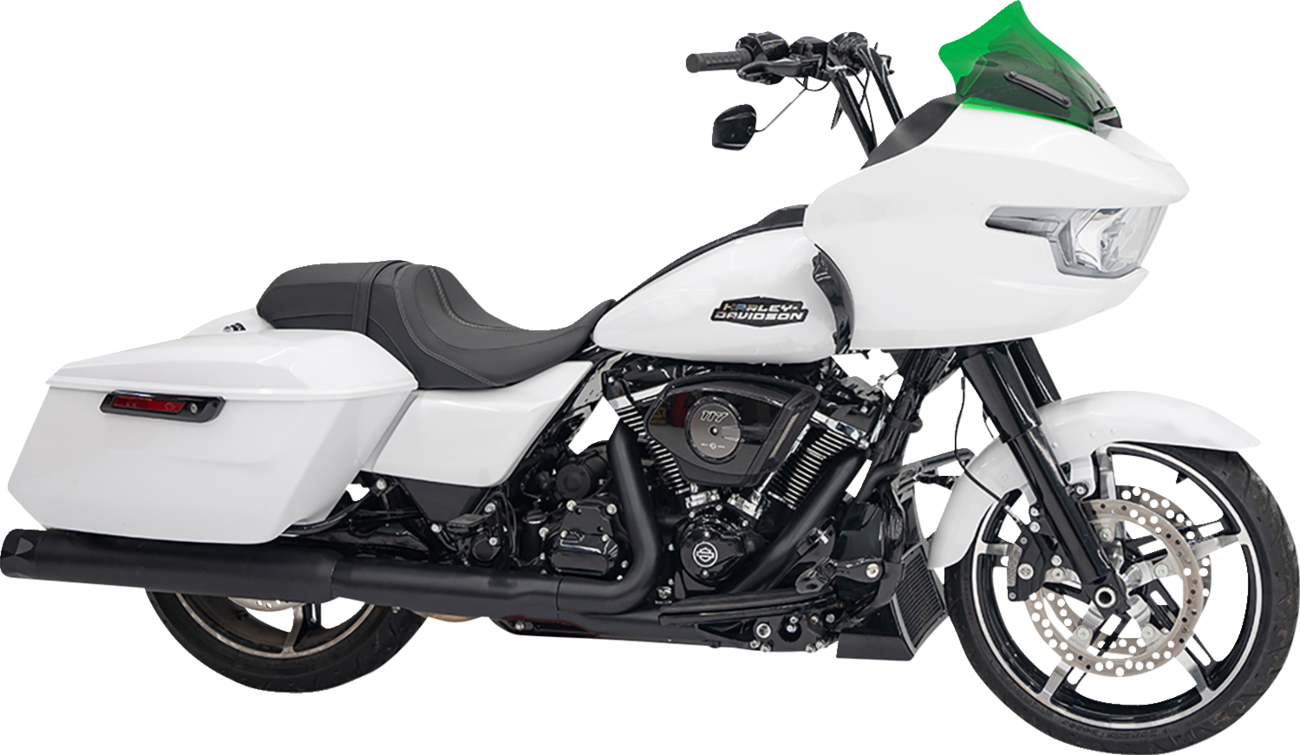 Klock Werks Kolor Flare 10" Green Windshield for 2023-25 Harley Road Glide FLTR