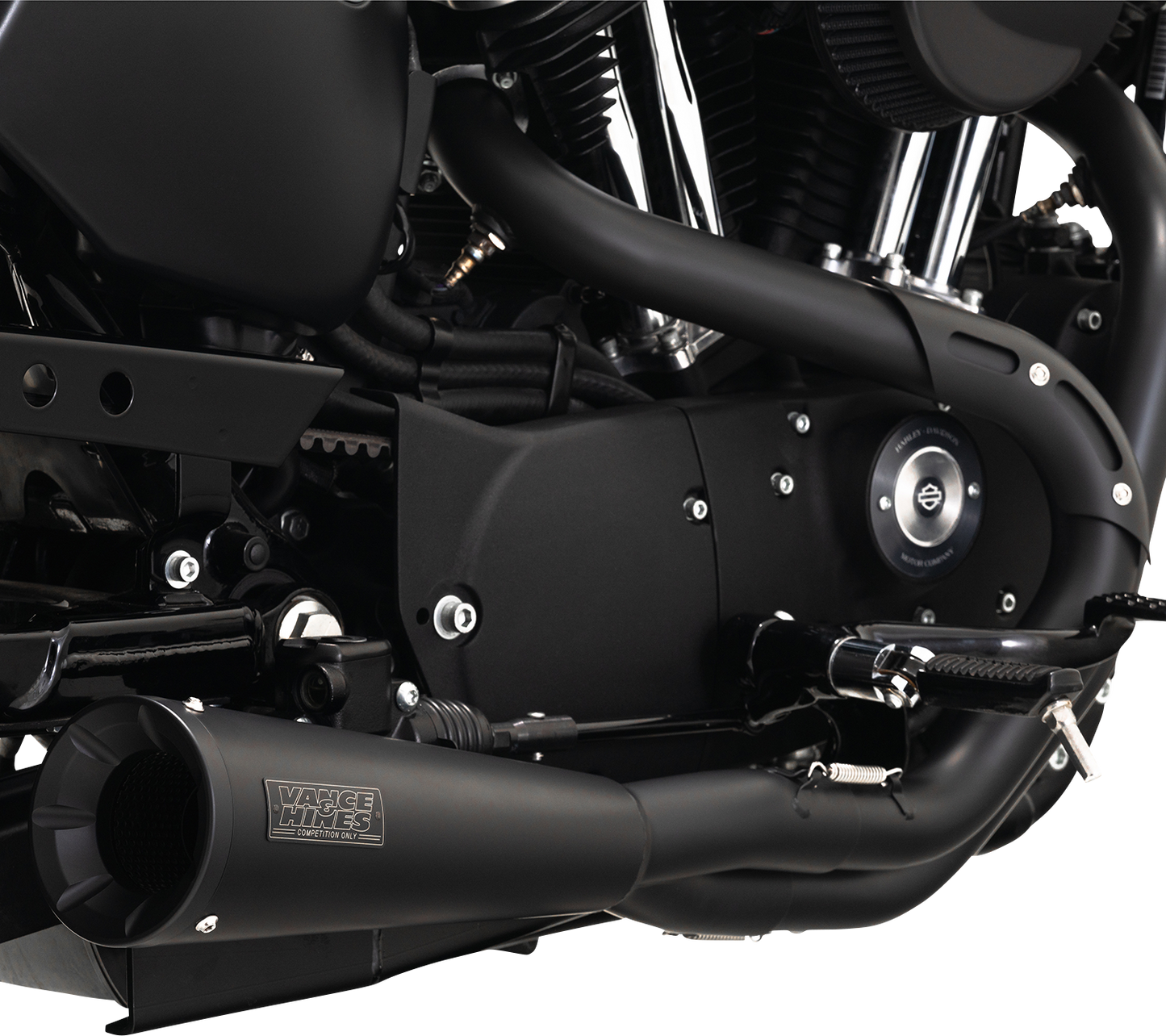 Vance & Hines 2-1 Stainless Steel Upsweep Exhaust 2004-13 Harley Sportster 47627