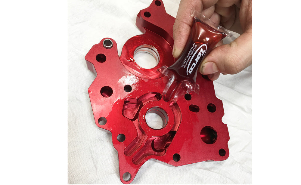 Feuling High Flow Red Cam Plate for 2017-2024 Harley M8 Softail Touring 8017