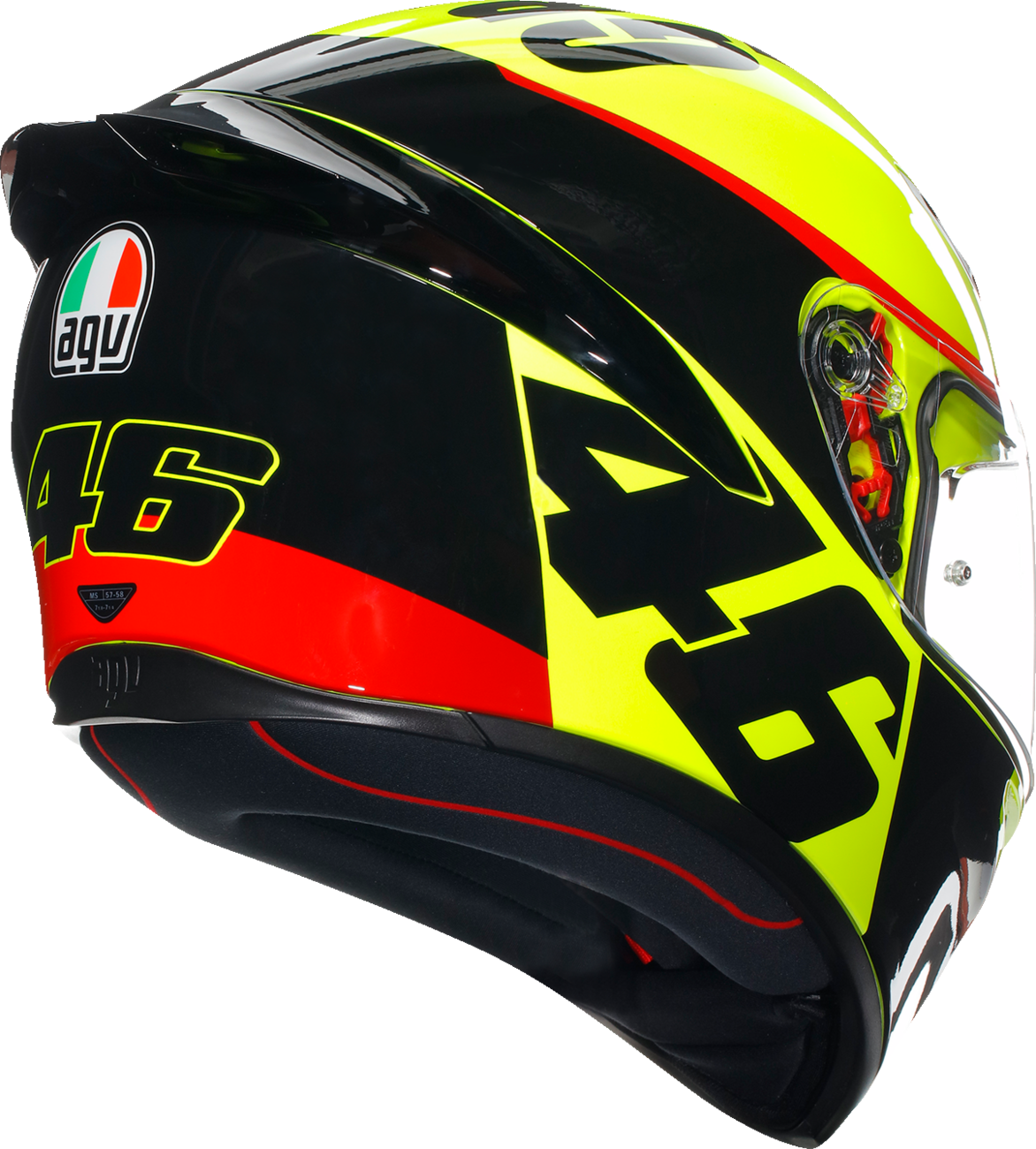 AGV K1 S Grazie Vale Yellow Unisex Adult Motorcycle Street Full Face Helmet