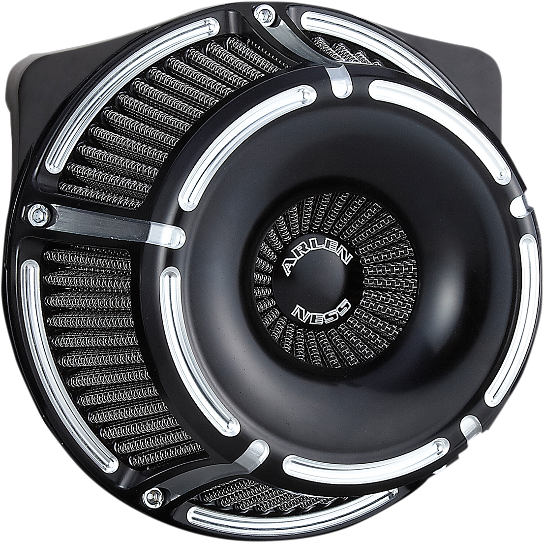 Arlen Ness Inverted Slot Track Air Cleaner Filter Kit 2017-24 Harley Touring M8