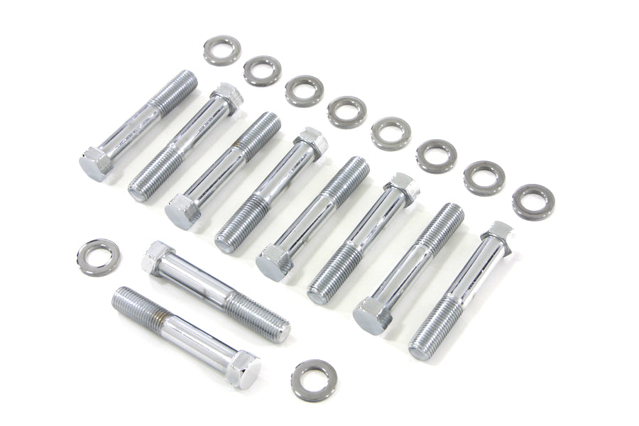 VTwin Colony Chrome Stock Head Bolt & Washer Set 1948-1984 Dyna Touring FX FL