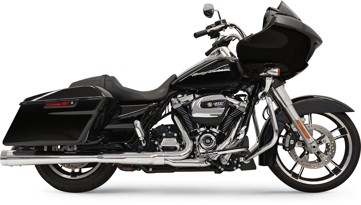 Bassani DNT Megaphone Slip on Mufflers 2017-2019 Harley Touring FLHR FLHX FLTRU