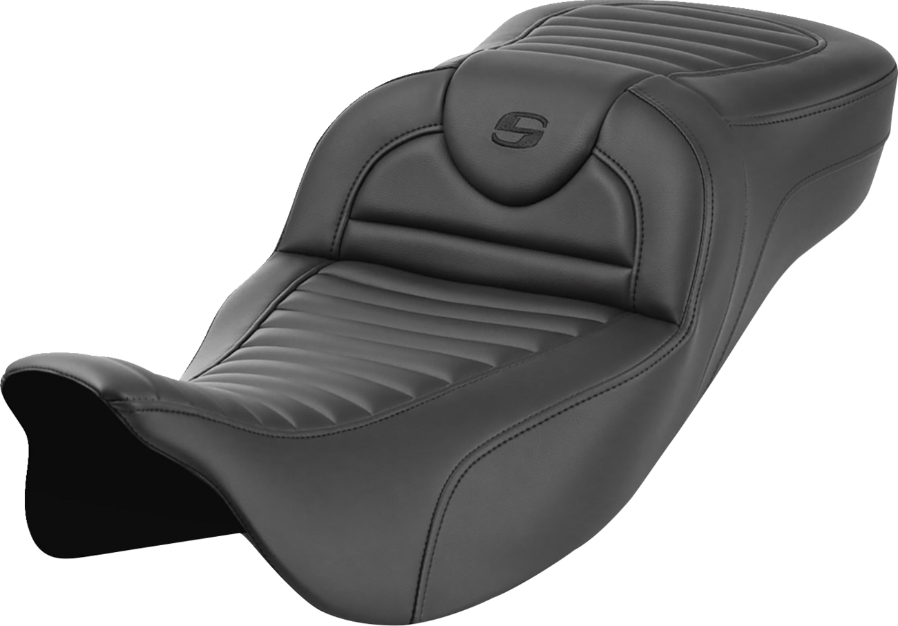 Saddlemen Roadsofa Tuck n Roll Extended Gel Seat for 2008-2025 Harley Touring