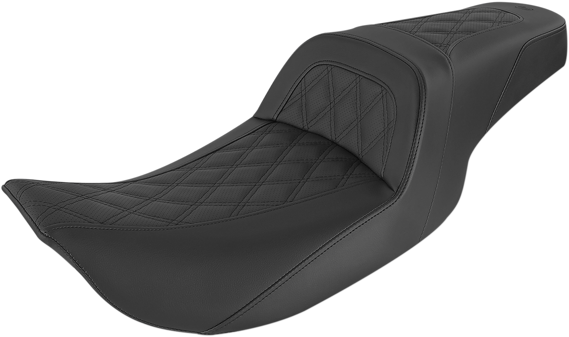 Saddlemen Slim Lattice Stitched Seat for 1997-2007 Harley Touring Models FLHR