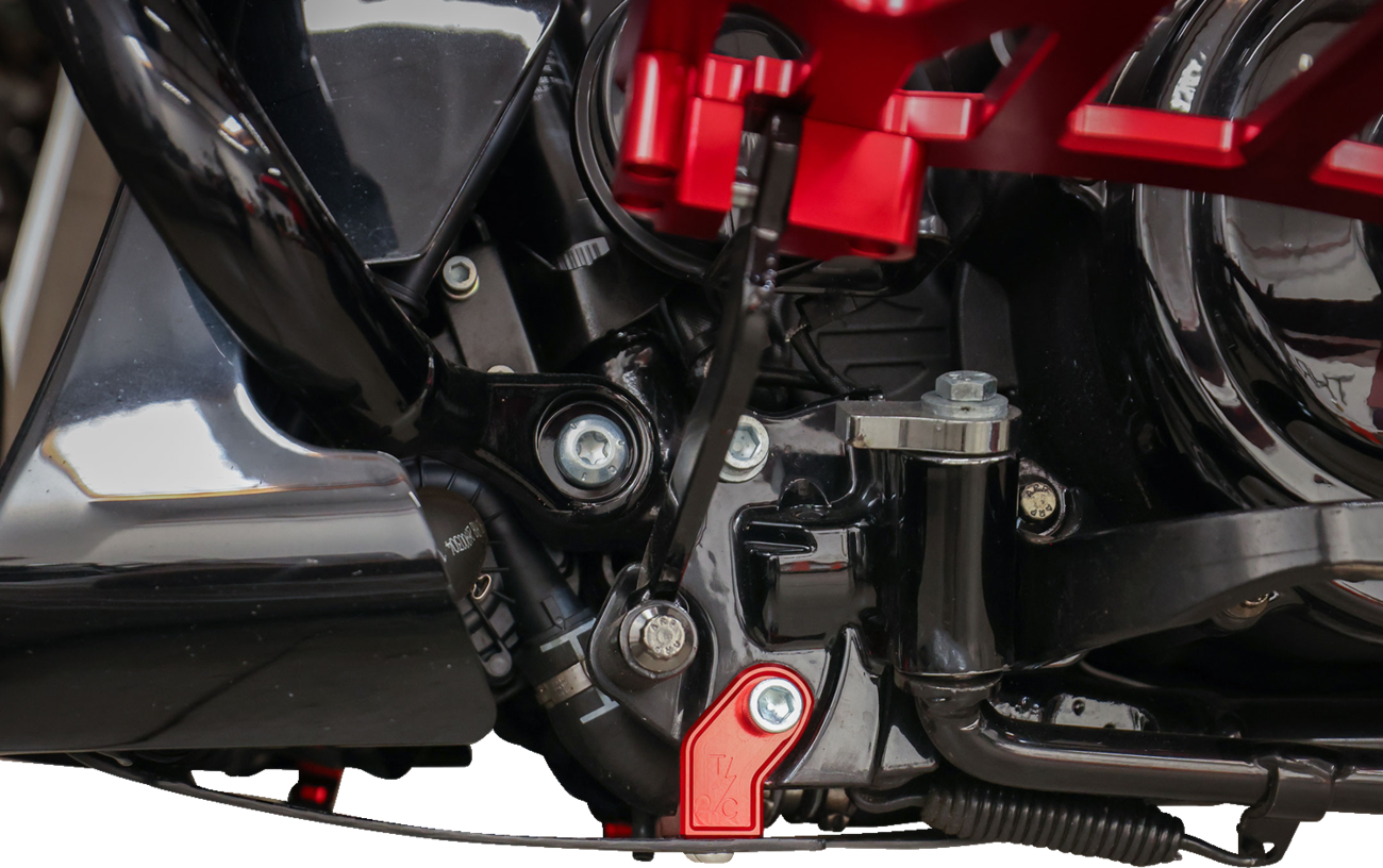 Thrashin Carbon Fiber Red Skid Plate fits 2023-2025 Harley Road Street Glide
