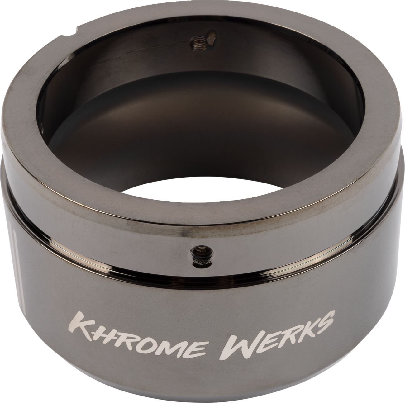 Khrome Werks 4.5" Eclipse Klassic Left Exhaust End Cap Tip for Harley Davidson