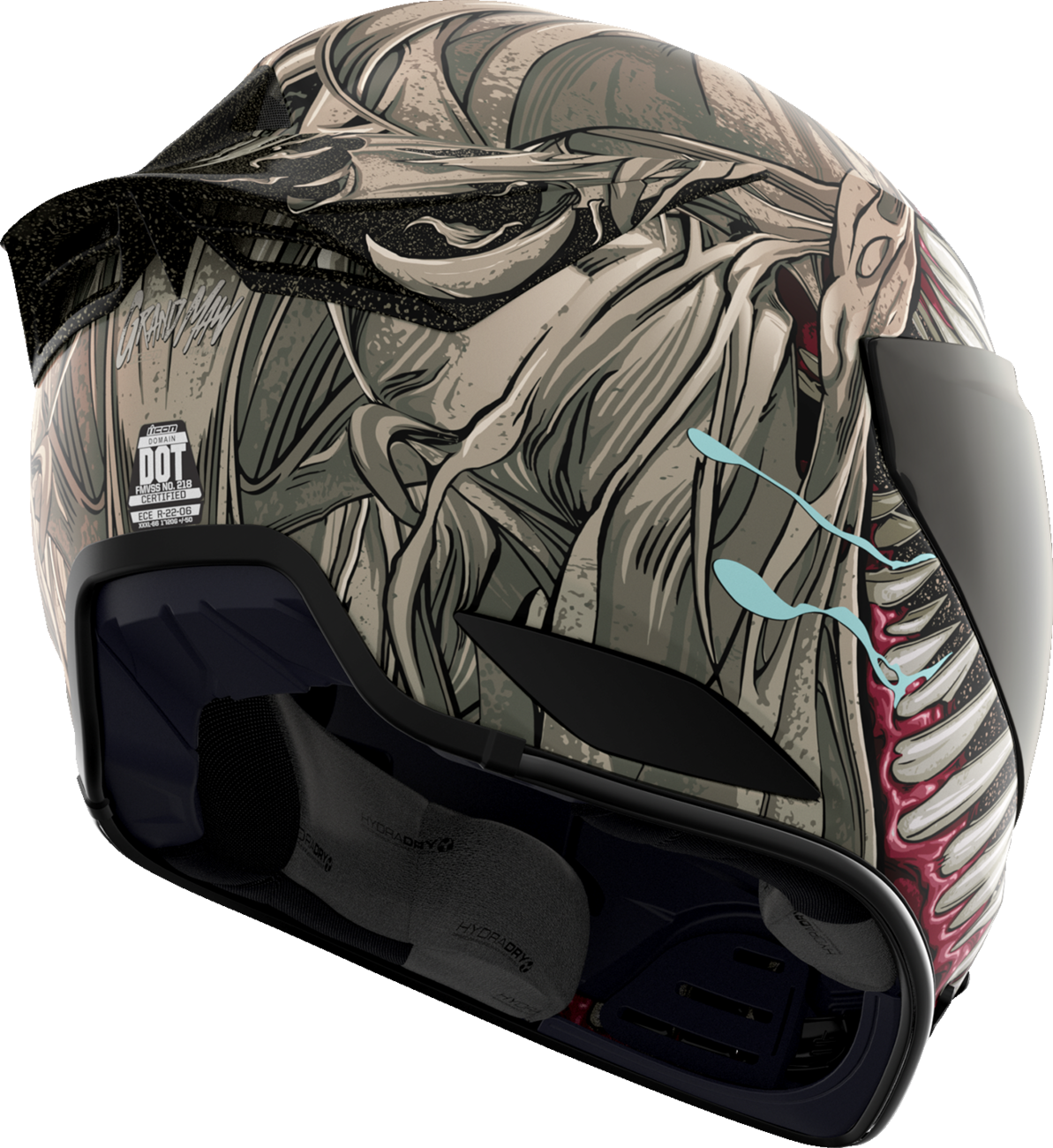 Icon Domain Grand Maw Unisex Adult Full Face Motorcycle Race Street Helmet