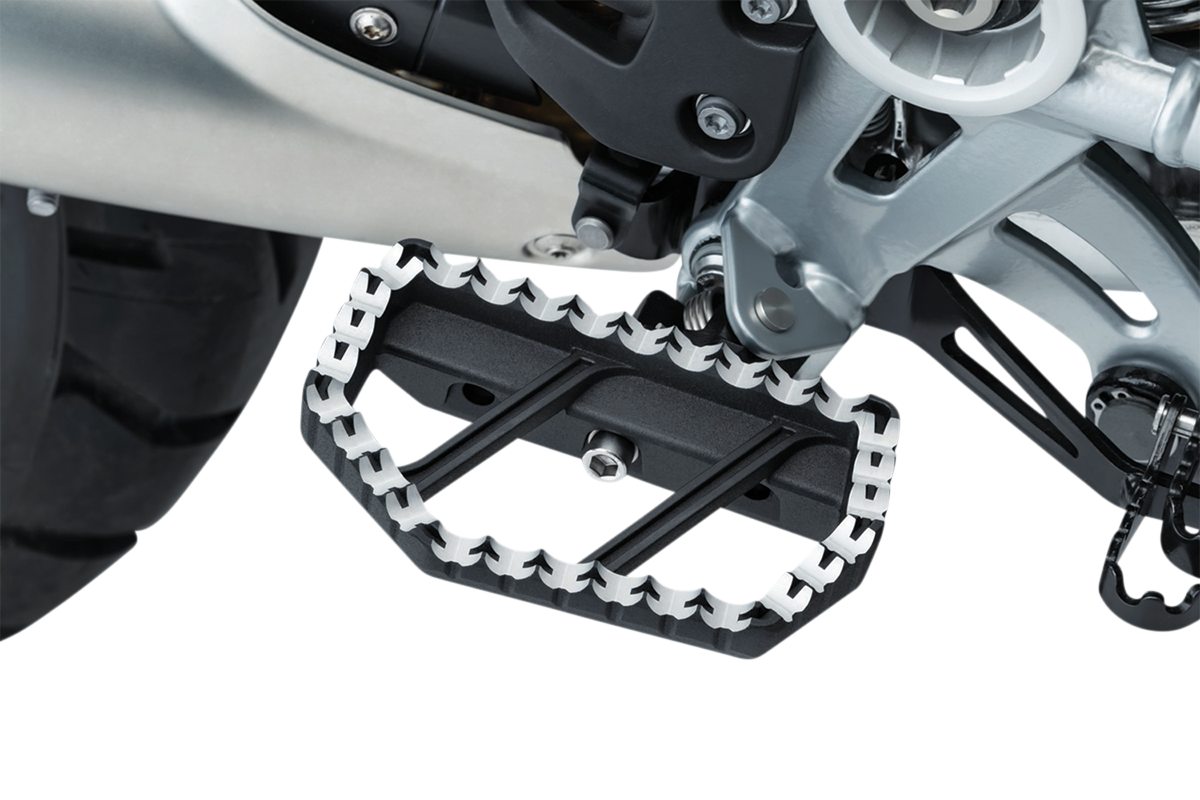 Kuryakyn 3285 Riot Black Universal Motorcycle Mini Floorboard Kit for Harley