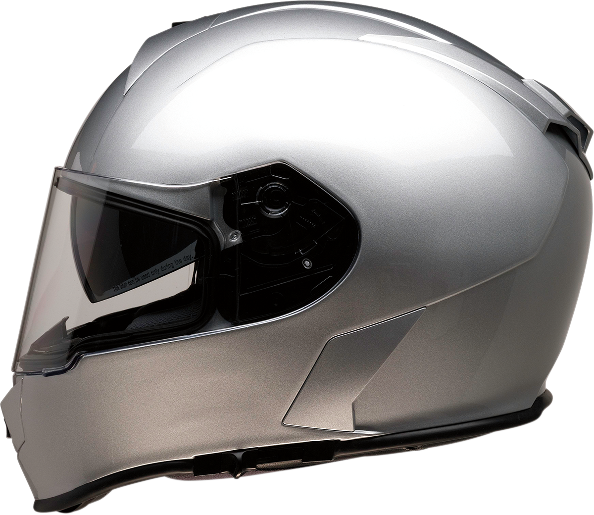 Z1R Warrant Unisex Silver Full Face Motorcycle Riding Street Racing Helmet