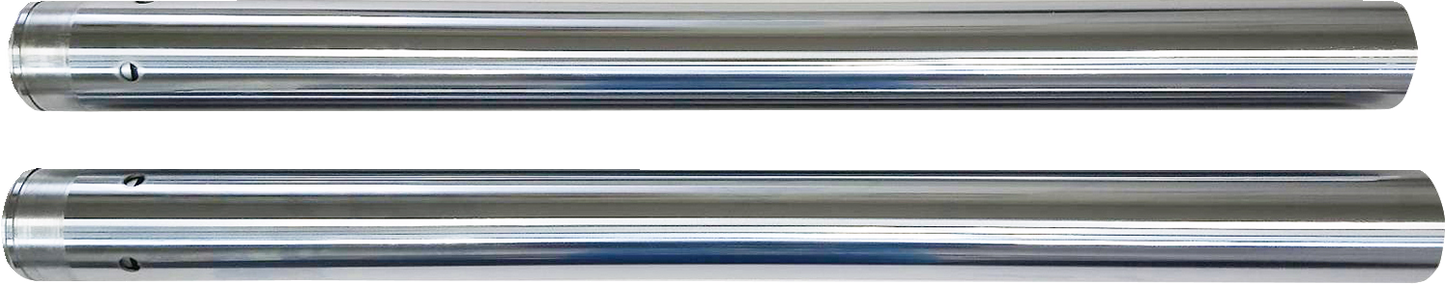 Drag Specialties 49mm 23.75" Chrome Fork Tubes for 2018-2023 Harley Softail M8