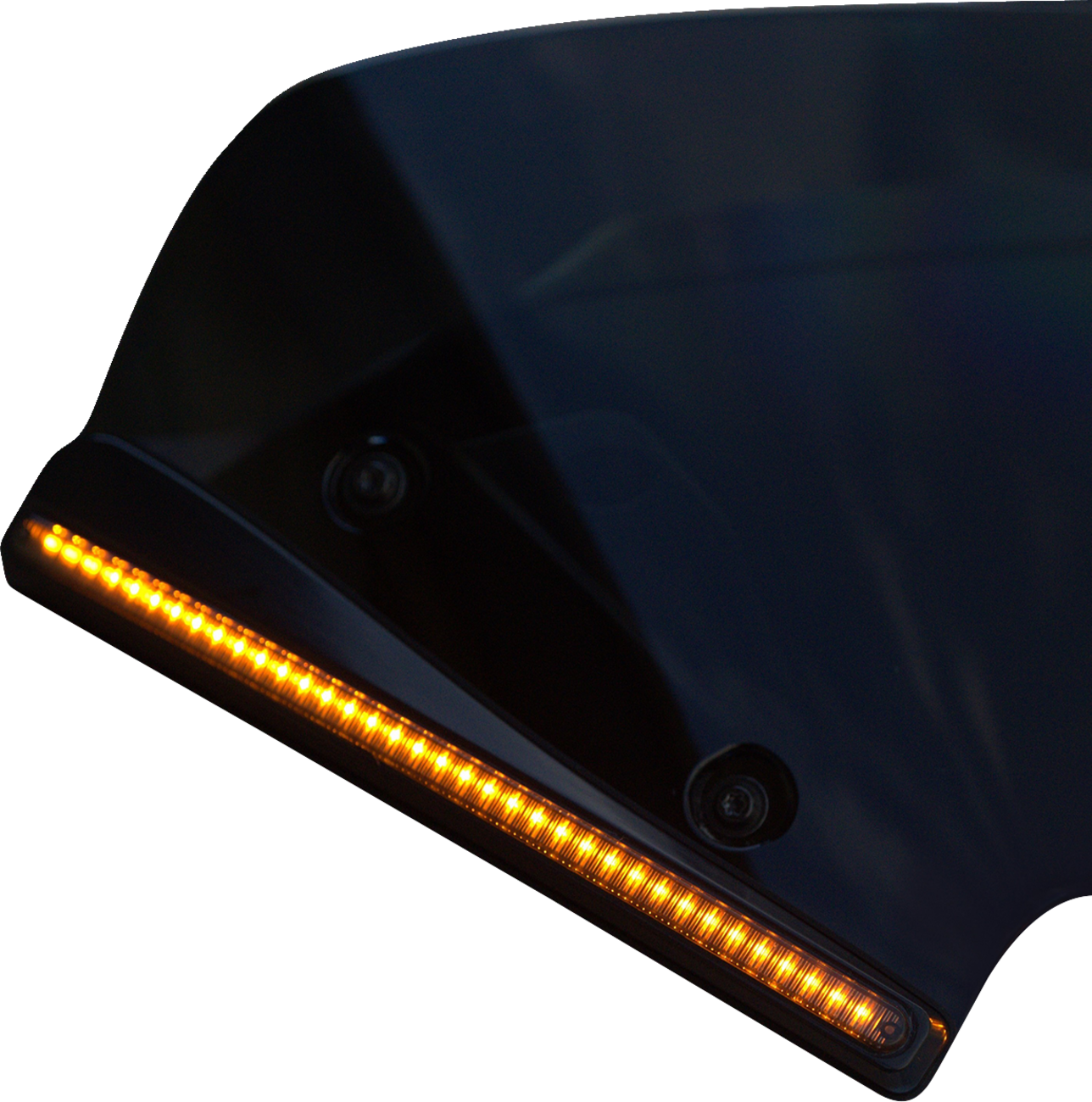 Custom Dynamics Smoke LED Windshield Trim Lights for 2023-2025 Harley Road Glide