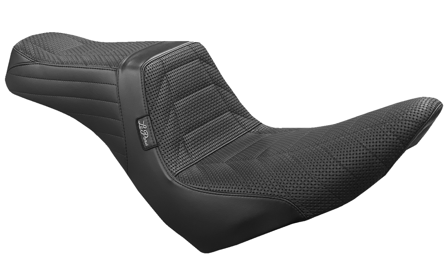 Le Pera Tailwhip Track Pleat Seat fits 2018-2025 Harley Softail Low Rider FXLRST