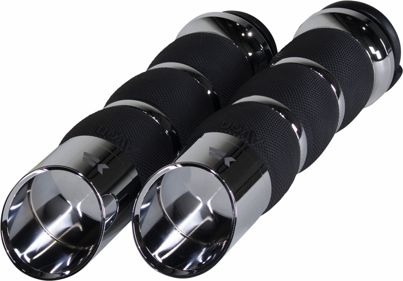 Khrome Werks Edge Air Cushion TBW Hand Grips for 2008-24 Harley Touring Softail
