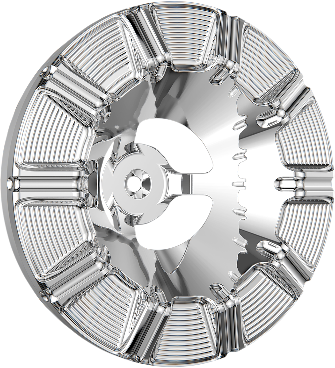 Arlen Ness 10 Gauge Chrome Velocity Motorcycle Air Filter Cleaner Cover Harley