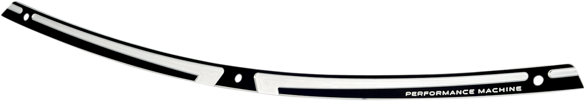 Performance Machine Black Chrome Scallop Fairing Trim 96-13 Harley Touring FLHX