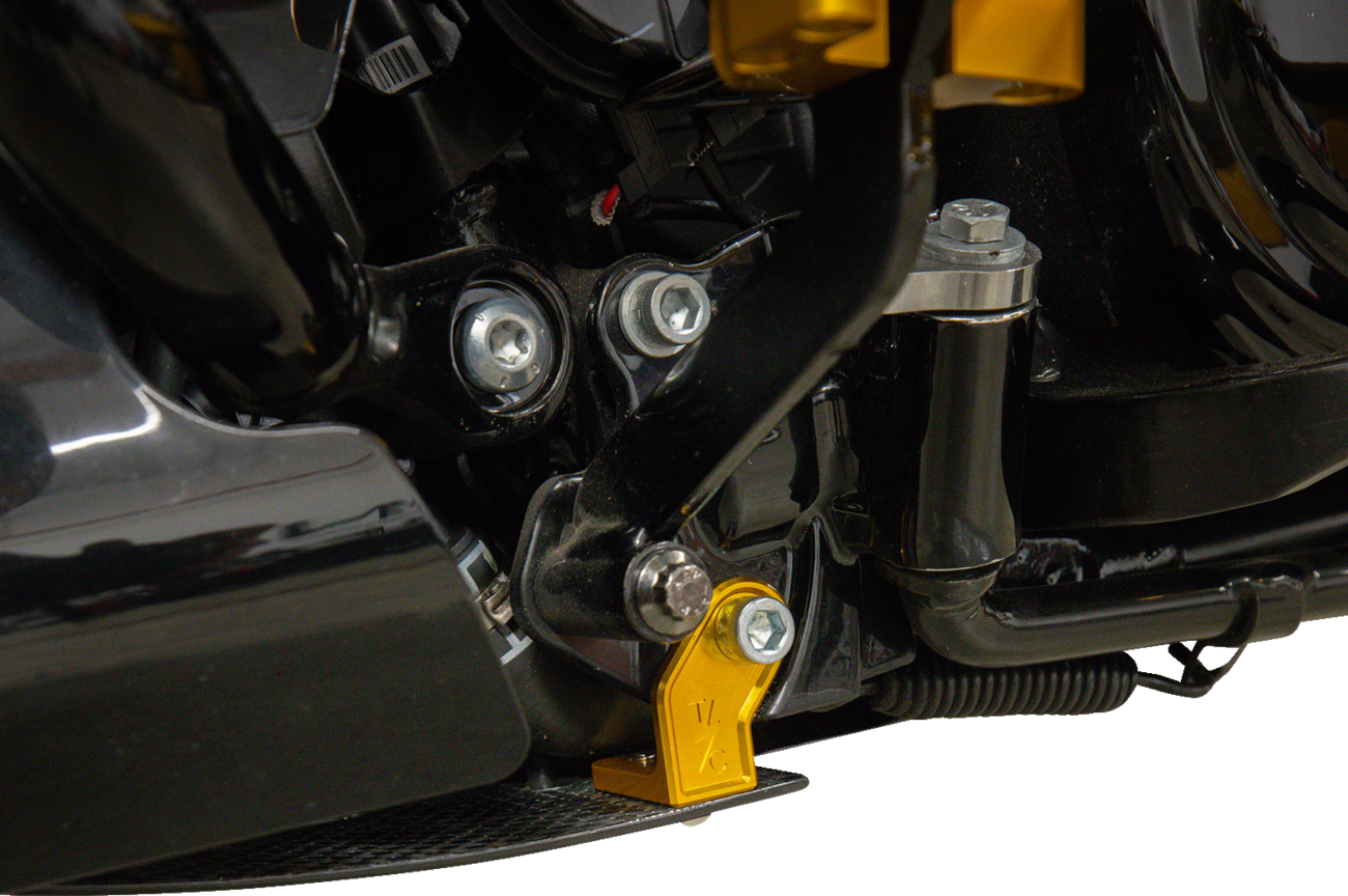 Thrashin Carbon Fiber Gold Skid Plate fits 2023-2025 Harley Street Road Glide