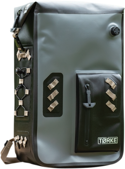 Kuryakyn 5173 Torke 25L Thermoplastic Motorcycle Riding Casual Backpack