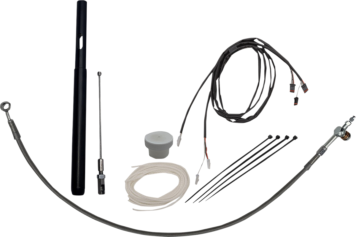 Fat Baggers EZ Install Handlebar Cable 8" Extension Kit 2021-2023 Harley Touring