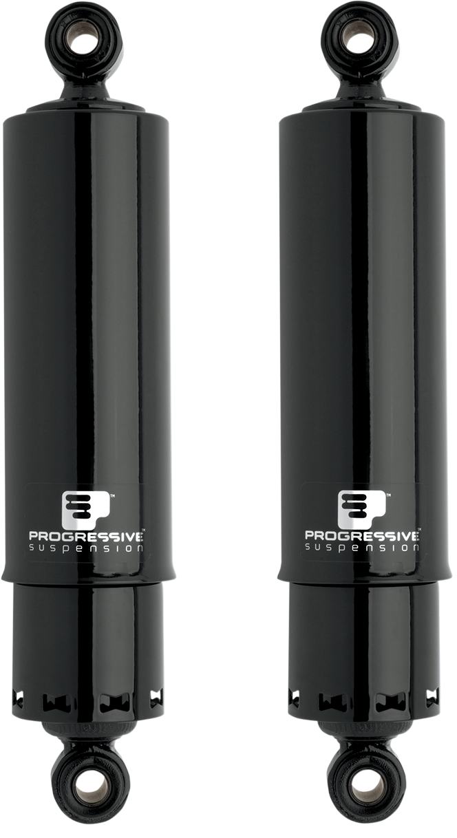 Progressive 412 Black Heavy Duty Rear 12" Shocks fits 1991-2017 Harley Dyna FXD