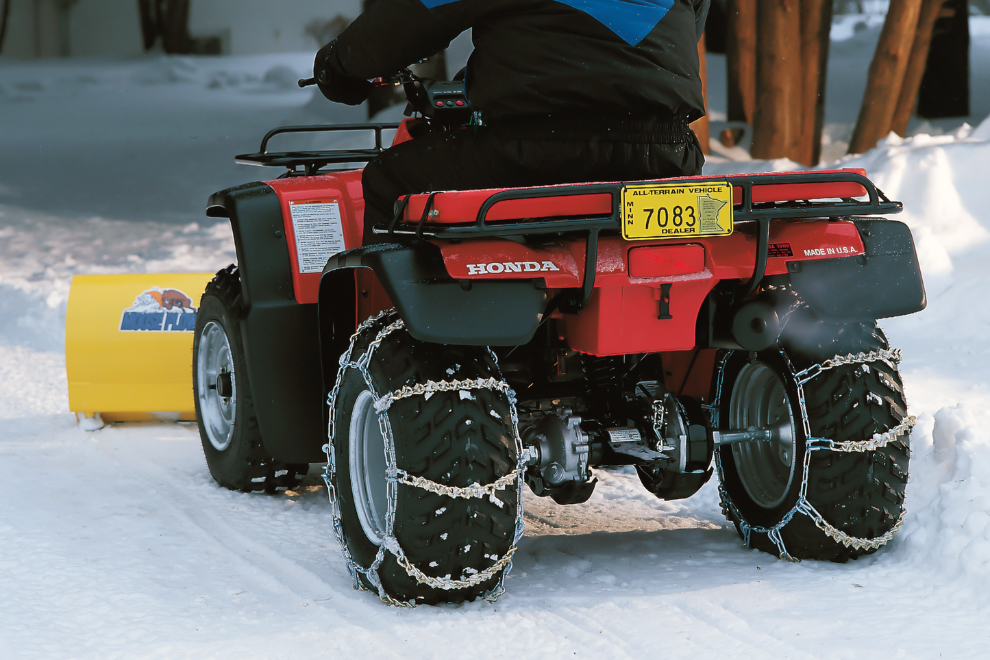 Moose Utility 8 VBar ATV Snow Tire Chains 1983-2006 Polaris Yamaha Suzuki Honda