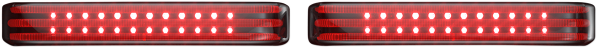 Custom Dynamics Smoke Lens Sequential Rear Saddlebag Lights 2010-2013 Harley CVO