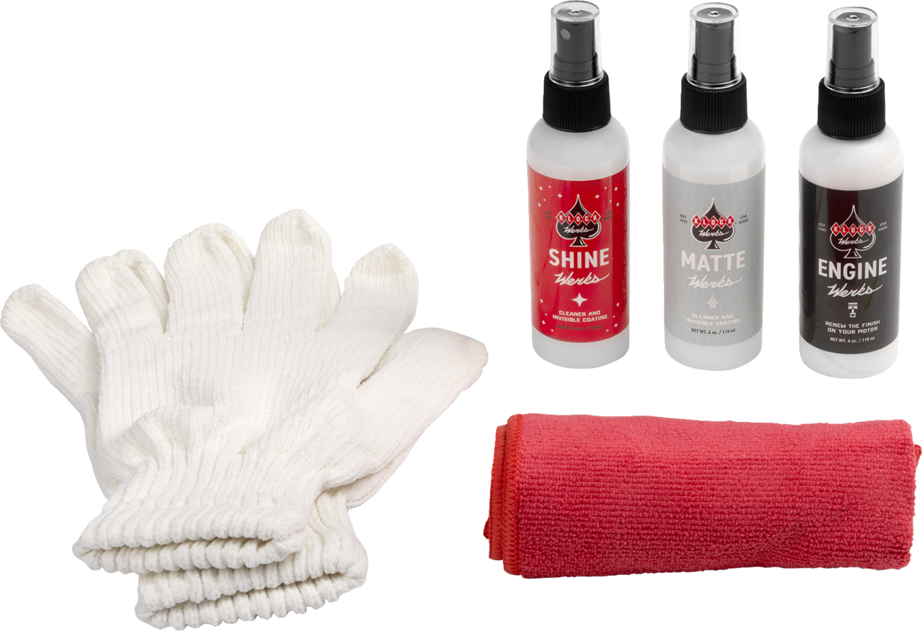 Klock Werks Klean Werks Complete Spray Motorcycle Cleaning Kit Harley Davidson