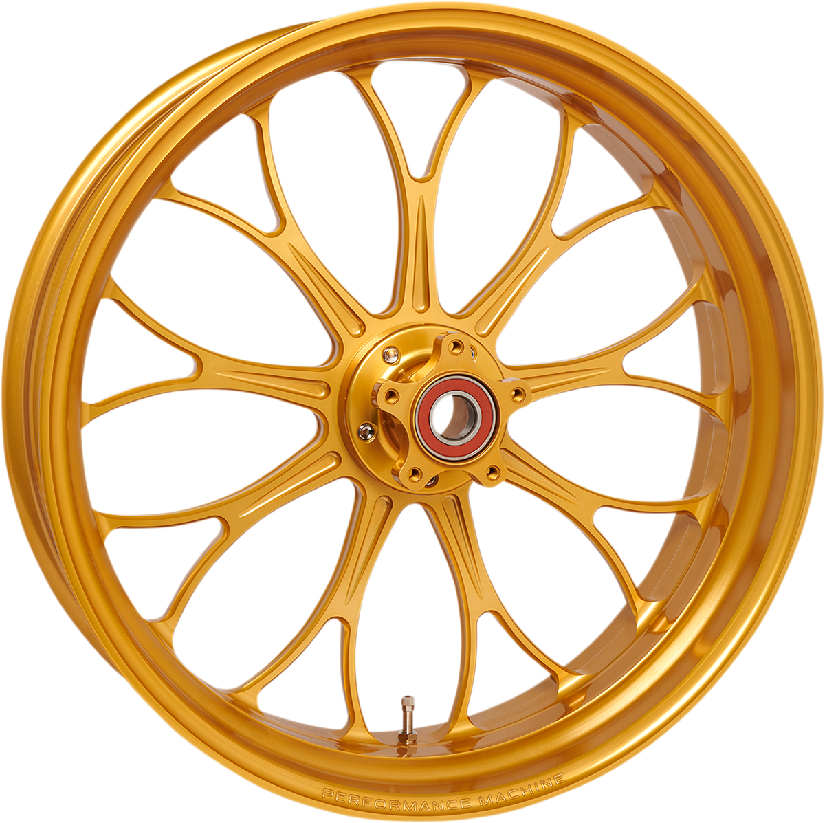 Performance Machine Revolution 18x5.5 Gold ABS Rear Wheel 2009-22 Harley Touring