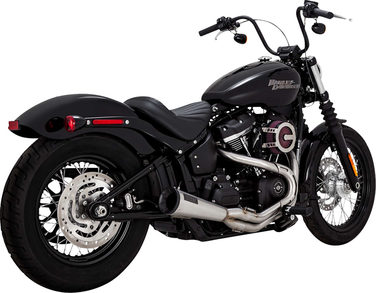 Vance & Hines 2-1 Upsweep Brushed Exhaust for 2018-2024 Harley Softail 27323