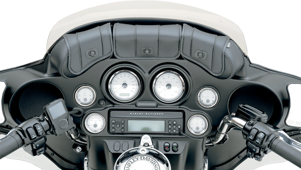 Saddlemen Cruis'n Deluxe 3-Pocket Windshield Bag fits 1996-2013 Harley Fairing