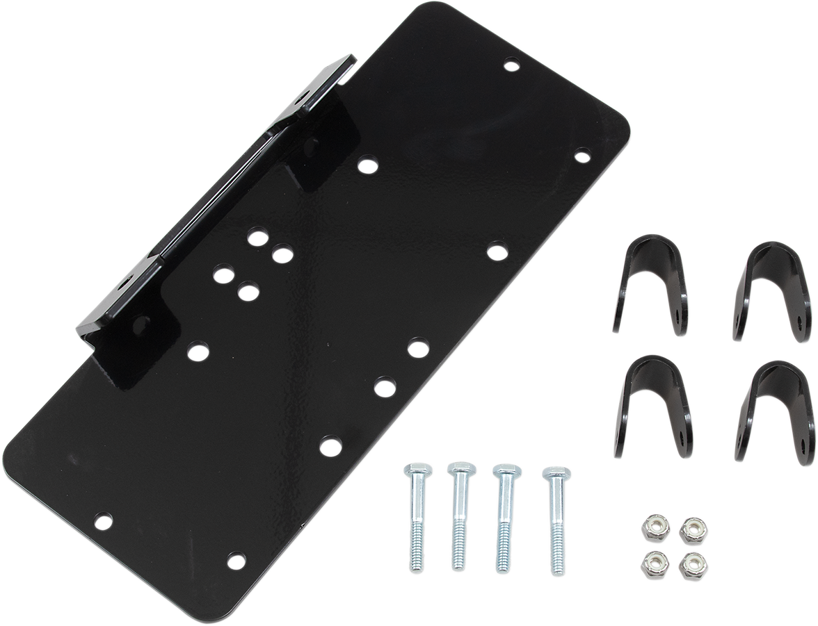 Moose Utility Black ATV Front Winch Mount for 01-04 Honda Foreman Rubicon 500
