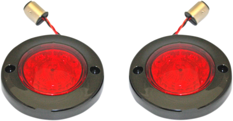 Custom Dynamics ProBeam Flat Bezel Rear Turn Signals 1986-2022 Harley Touring