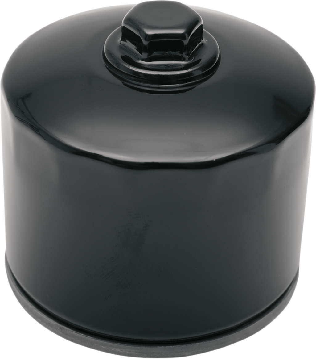 Drag Specialties Black Oil Filter With Nut 80-85 Harley Touring Sportster FXS
