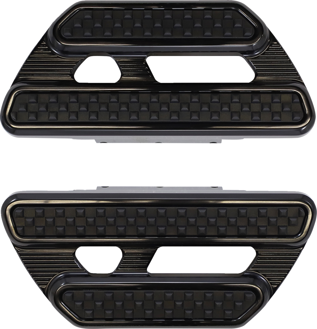 Arlen Ness Method Black Passenger Floorboards 1980-2024 Harley Touring Models