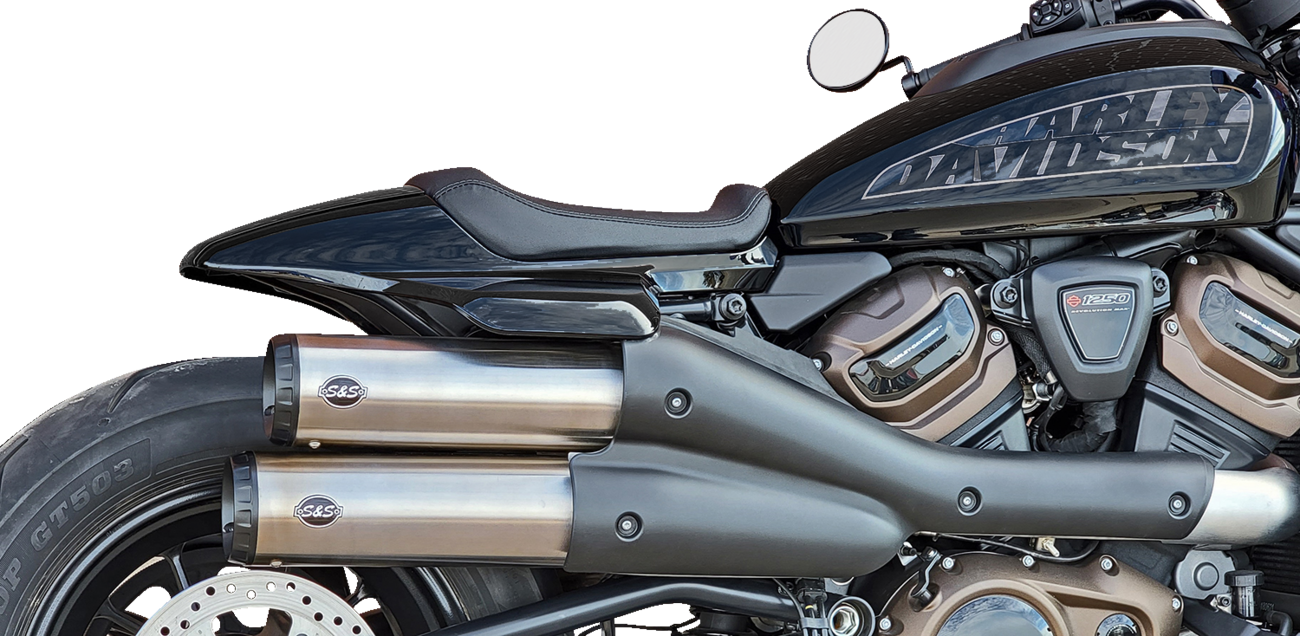 S&S Grand National 4" Slip On Muffler for 2021-2024 Harley Sportster S RH1250S