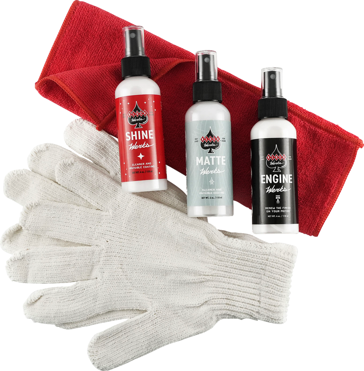 Klock Werks Klean Werks Complete Spray Motorcycle Cleaning Kit Harley Davidson