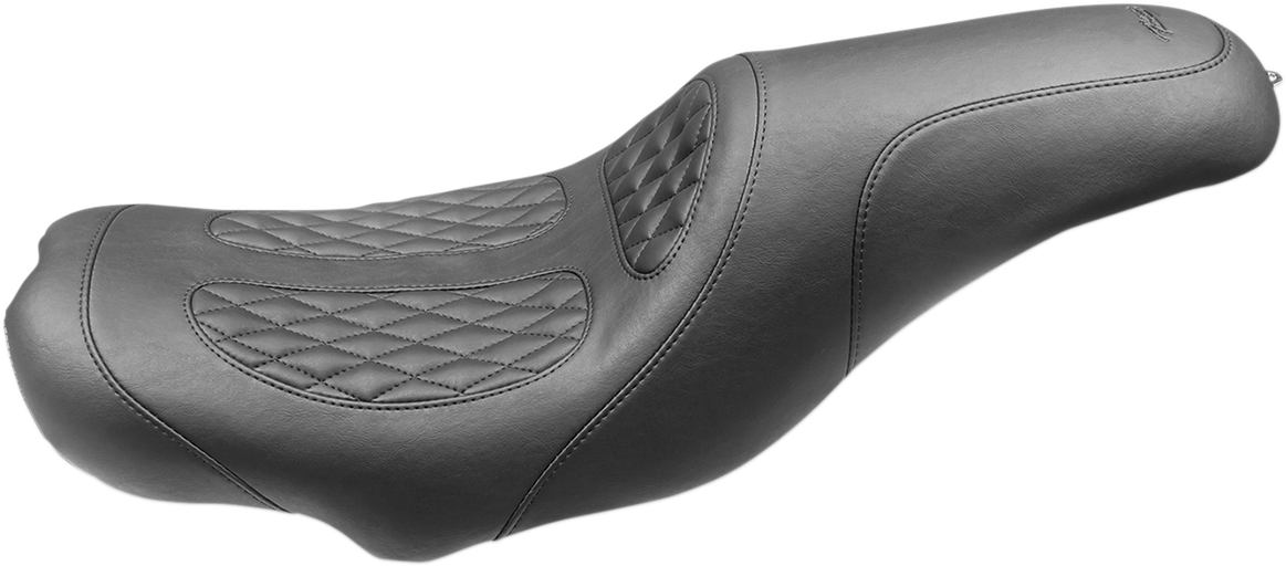 Mustang Dave Perewitz Fastback 2-Up Seat fits 2008-23 Harley Electra Road Glide