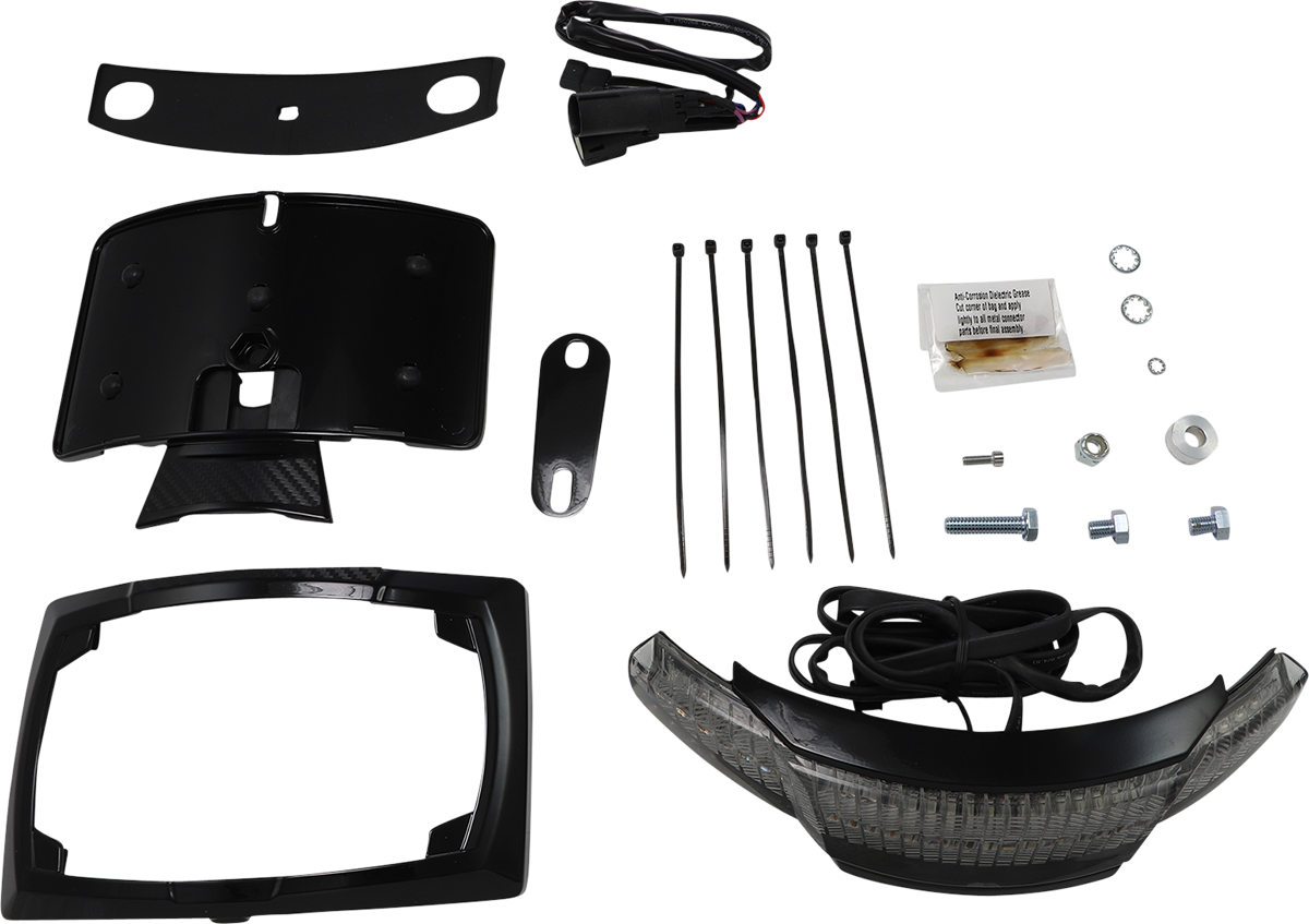 Ciro Latitude Taillight License Plate Mount 2010-2013 Harley Touring FLHX FLTRX